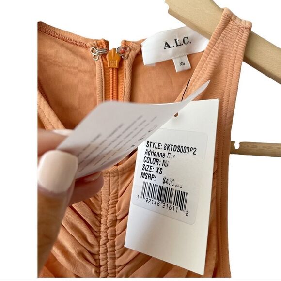 A.L.C Adrienne Dress in Mandarin - Picture 7 of 12